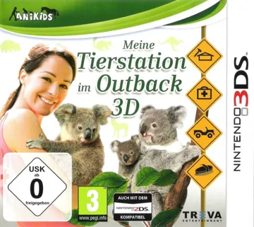 Outback Pet Rescue 3D (Europe) (En,Fr,De,Es,It) box cover front